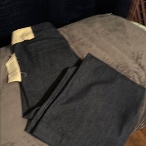 LOFT Modern Flare Dark Indigo Jeans